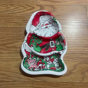 Vintage Santa Serving Tray